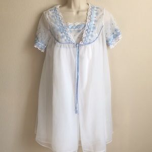 DEENA Vintage Nightie and Cover Set Small